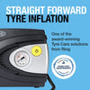 "RAC610 12V Electric Tyre Inflator: The Ultimate Portable Air Compressor for All Your Inflation Needs!"