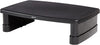 Adjustable Computer Monitor Riser Desk Stand for Reduced Neck Strain - Fits Monitors, Laptops up to 22Lbs, Black