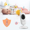 "Stay Connected and Worry-Free with our Wireless Video Baby Monitor - Crystal Clear Night Vision, Temperature Monitoring, and 2-Way Talkback System - Includes UK Interface Plug!"