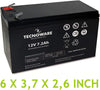 "Power and Protect Your Devices with Tecnoware 12V Charge 7.2 Ah Sealed Battery - Ideal for UPS, Video Surveillance, and Alarm Systems - Compact Size and Easy Installation - Reliable Performance Guaranteed!"