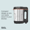 " Stainless Steel Compact Soup Maker - Quick & Easy Homemade Soups in 1 Litre Capacity!"