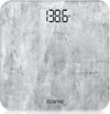 "Get Fit with our High-Precision Digital Bathroom Scale - Measure Your Body Weight with Ease! (Stone/Lb/Kg) - Sleek Black Design, Large Platform for Comfortable Weighing, Powered by Core 1S Technology"