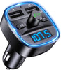 "Ultimate Bluetooth FM Transmitter: Dual USB Charging, Hands-Free Calling, Music Player - Ideal for TF Card & USB Disk in Your Car"