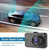 "Ultimate Protection: 1080P Dual Camera Dash Cam with Night Vision and Parking Mode"