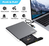 "Ultimate External CD DVD Drive: High-Speed USB 3.0 & Type-C, SD TF Slot, 2 USB Ports - Perfect for Macbook Pro, PC, and More!"
