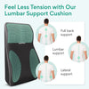"Ultimate Comfort Back Support Cushion - Say Goodbye to Back Pain with the Winner 2022* - Perfect for Office, Car, and Home Use!"