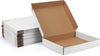 "Premium White Corrugated Cardboard Shipping Boxes - Pack of 20 - Ideal for Packaging, Small Businesses, Literature, and Mailers - 13x10x2 Inches"
