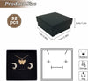 "Elegant  Black Jewelry Gift Boxes - Set of 32 | Perfect for Anniversaries, Christmas, Birthdays, Weddings | Small and Stylish Cardboard Boxes with Lids"