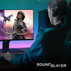 "Immerse Yourself in Gaming Glory with Sound Slayer: The Ultimate Wearable Gaming Speaker System - Black Edition"