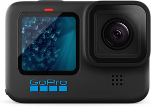 " HERO11 Black: Capture Life's Adventures in Stunning 5.3K Ultra HD with Waterproof Action Camera, Live Streaming, and Advanced Stabilization"