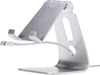 "Enhance Your Phone Experience with the Stylish  Adjustable Cell Phone Stand for iPhone and Android - Silver"