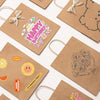 " Party Bags - 100 Pcs Brown Kraft Gift Bags with Handles for Parties, Weddings, and More!"