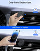 "Ultimate Magnetic Car Phone Holder: Unbeatable Strength, Secure Mount for All Smartphones! Includes Metal Plates for Effortless Setup"