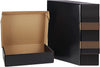 "Premium Black Gift Boxes - 20 Pack of Stylish Cardboard Postal Boxes, Perfect for Packaging, Shipping, and Mailing - Ideal for Small Businesses"