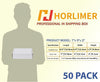 "Convenient 50 Pack of Compact White Shipping Boxes - Perfect for Mailing and Small Business Packaging!"
