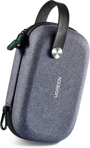 "Stay Organized on the Go with 's Stylish Grey Cable Organizer Bag - Perfect for Travel and Small Electronics!"