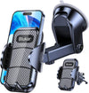 "Ultimate Stability 4-in-1 Car Phone Holder: 360° Rotation, One-Button Release for 4.7 to 6.7 Inch Smartphones!"