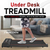 "Stay Active and Fit with the Ultra Slim Under Desk Treadmill - Perfect for Home Office Workouts and Remote Control Convenience!"