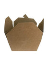 "50 Eco-Friendly Kraft Paper To-Go Containers - Leak-Proof Design for Hot and Cold Food - Perfect for Lunch, Leftovers, and Gifting!"