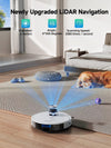 "Ultimate Robot Vacuum Cleaner: Powerful 3500Pa Suction, Lidar Navigation, Self Emptying Station, and More! Perfect for Pet Hair and Multi-Floor Cleaning!"