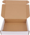 "Convenient 30 Pack of White Corrugated Box Mailers - Perfect for Shipping, Moving, and Crafts!"