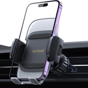 "Ultimate Car Vent Phone Holder - Secure and Convenient Mount for iPhone15 to iPhone11, Samsung S23, and More!"