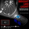 "Powerful and Convenient 12V Tyre Inflator Air Compressor - Illuminate Your Way with LED Light - Effortlessly Inflate Car Tires for Any Situation - Complete with Stylish Carrying Case (Blue)"