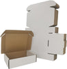 "50 Pack of  White Corrugated Shipping Boxes - Perfect for Small Business Mailing and Packaging (7X6X2'')"