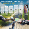 "Ultimate Bike Phone Mount: Securely Hold Your Phone on Any Ride with 6 Color Bands Included!"