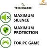 "Enhance Your Gaming Experience with Tecnoware EXA Plus 1500 UPS - Uninterruptible Power Supply for Ultimate Performance - Whisper-Quiet Operation - 8 IEC Outputs - Up to 30 Minutes of Autonomy - Power Your Gaming Setup with 1500 VA"