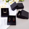 "Luxurious Black Diamond Lattice Jewelry Box Set - Perfect for Necklace, Ring & Gift Packaging - 12 Pieces"