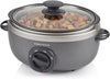 " Titanium Slow Cooker: Sear, Stew, and Serve in Style!"