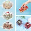 " 50PCS Clear Cake Slice Boxes - Perfect for Large Muffins, Salads, and Cheese - Ideal for Home Baking, Parties, and Cake Shops!"