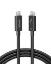 "Ultimate Power and Speed:  Thunderbolt 4 Certified Cable - 6.6 Ft USB-C to USB-C, 100W Charging, 8K Display, 40 Gbps Data Transfer - Compatible with iPhone, MacBook, iPad, Samsung Galaxy S23, and More!"