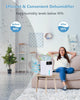 "Powerful and Silent Portable Dehumidifier - Say Goodbye to Mold and Moisture - Perfect for Home, Bathroom, and Garage Use - Includes Automatic Defrost, Timer, and Auto Shut Off"