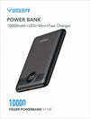"Ultra-Fast Mini Power Bank 10000mAh - Charge Anywhere, Anytime! PD 3.0 & QC 3.0, Dual Output for iPhone, Samsung & More - Your Essential Travel Companion!"