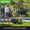 " G40LM41K2X Cordless Lawnmower - Powerful and Efficient Cutting for Lawns up to 500M², with 41Cm Cutting Width, Large 50L Bag, Dual 40V 2Ah Batteries & Charger Included - Backed by 3 Year Guarantee!"