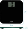 "Maximize Your Health Goals with  Digital Bathroom Scale - Easy Read Display, Precise Readings up to 250Kg, Dual Unit Measurement, Includes Battery and Carpet Feet"