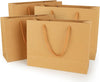 "Premium Set of 24 Large Kraft Paper Gift Bags - Stylish, Durable, and Reusable - Perfect for Shopping, Birthdays, Weddings, and Presents"