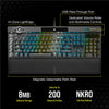 "Ultimate Gaming Keyboard: K100 RGB Optical-Mechanical with OPX Linear Switches, Elgato Stream Deck Integration, and Icue Compatibility - Perfect for PC, Mac, and Xbox Gaming - QWERTY UK Layout - Sleek Black Design!"