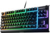 "Upgrade Your Gaming Setup with the Apex 3 RGB Gaming Keyboard - Mesmerizing 10-Zone RGB Lighting, Luxurious Magnetic Wrist Rest, and Stylish Black Design - American QWERTY Layout"