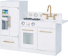White Wooden Toy Kitchen Toy Cooker Play Kitchen Set TD-12302WR