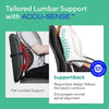 "Ultimate Comfort Back Support Cushion - Say Goodbye to Back Pain with the Winner 2022* - Perfect for Office, Car, and Home Use!"