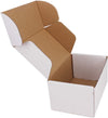 "50 Pack of Durable White Cardboard Shipping Boxes - Perfect for Mailers, Moving, and Crafts!"