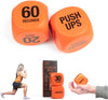 "Spice Up Your Workouts with Ultimate Fitness Dice - Fun and Effective Cardio, HIIT, and Full Body Exercises - Perfect for Home and Gym Training - Vibrant Orange Design!"