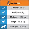 "Thunderpaws Calming Jacket: Instant Relief for Dog Anxiety - Grey, 5 Sizes Available!"