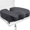 Seat Cushion for Office Chair - 100% Memory Foam Pillow - Firm Coccyx Pad - Tailbone, Sciatica, Lower Back Pain Relief - Premium Home Office Furniture Cushions