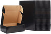 "Premium Black Gift Boxes - 20 Pack of Stylish 12X9X4 Inch Cardboard Postal Boxes for Packaging and Shipping, Perfect for Small Business and Mailing"