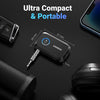 "Ultimate Bluetooth Car Adapter: Enjoy Hands-Free Calls, Seamless Music Streaming, 15-Hour Playtime, Dual Connection - Perfect for Car, Home Stereo, Headphones & Speakers"