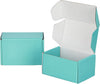 "Teal Shipping Boxes - Pack of 50, Perfect for Mailing and Packing - Small and Sturdy Cardboard Boxes - 6X4X3 Inches"
